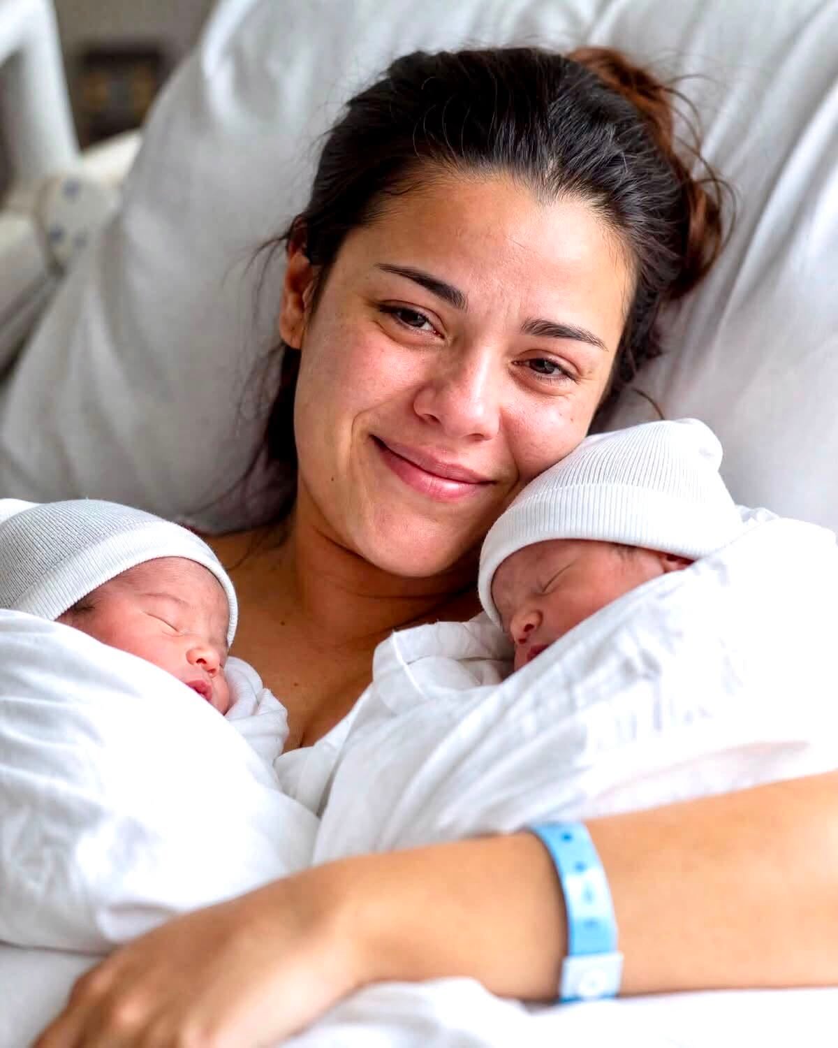 My husband died three weeks before I gave birth to our twins