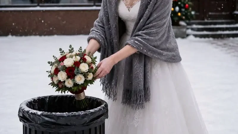 I caught the wedding bouquet