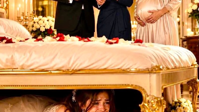 lying under the bed